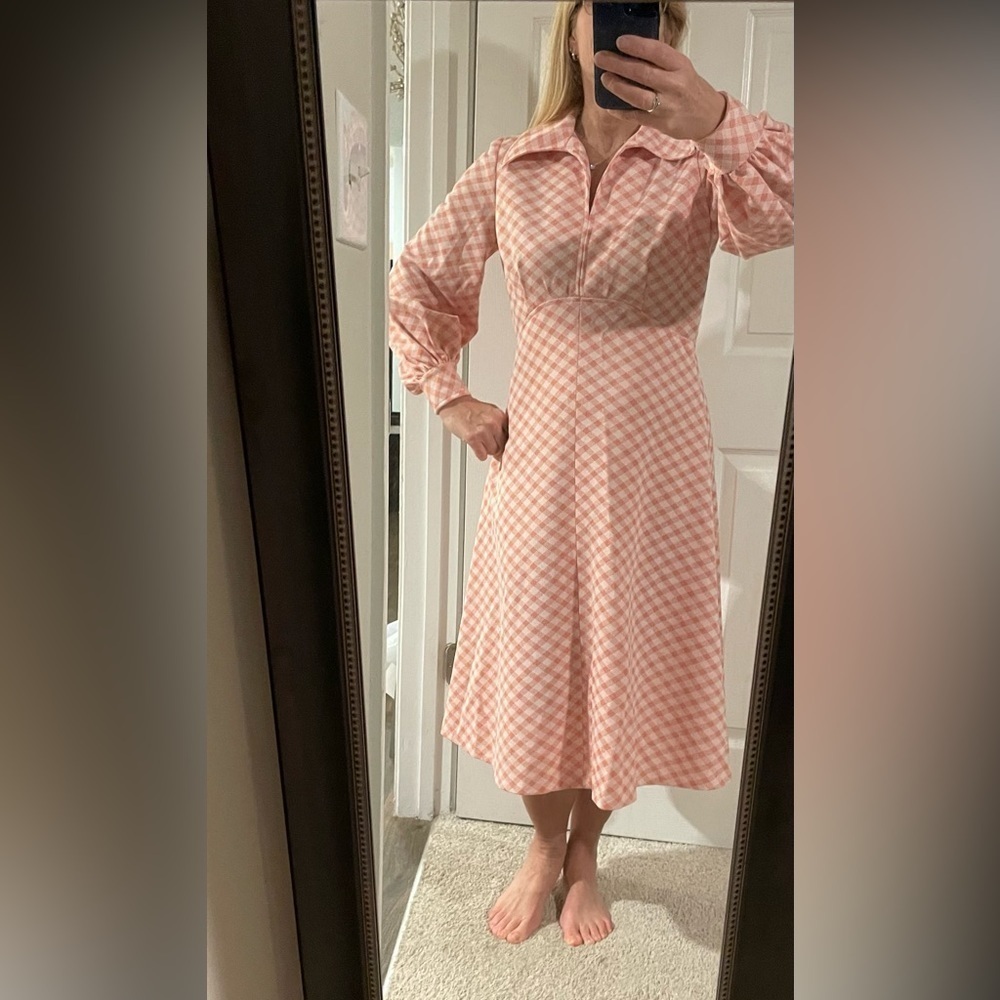 Vintage Handmade 1960s Dress. Polyester. No tags. - Picture 12 of 13